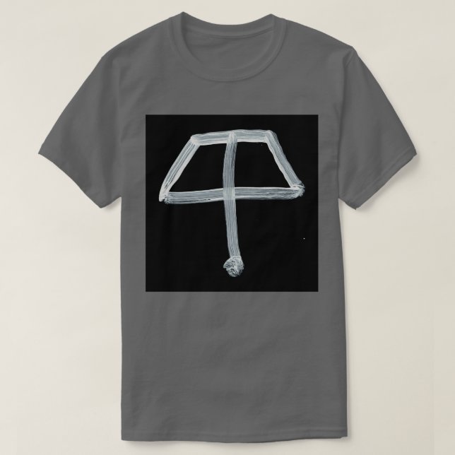 Alchemical Symbols Stone Inverted T Shirt (Design framsida)
