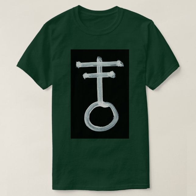 Alchemical Symbols Vitriol Two Inverterad T Shirt (Design framsida)