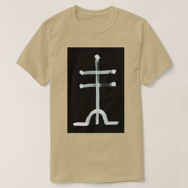 Alchemical Symbols White Arseniic One Inverterad T Shirt (Design framsida)
