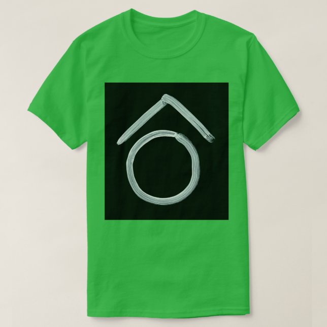 Alchemical Symbols Zinc 5 Inverterad T Shirt (Design framsida)