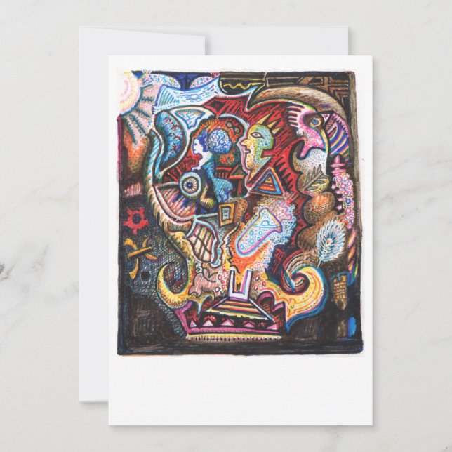 Alchemical-tänd platta kort (Framsida)