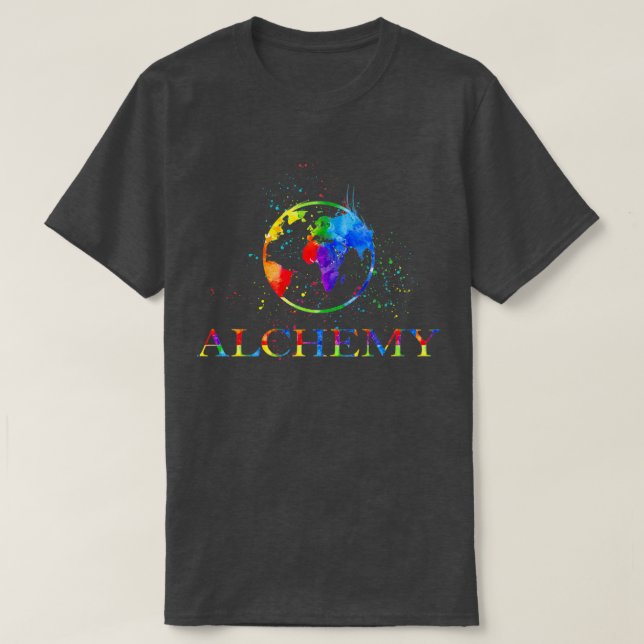 Alchemins värld t shirt (Design framsida)