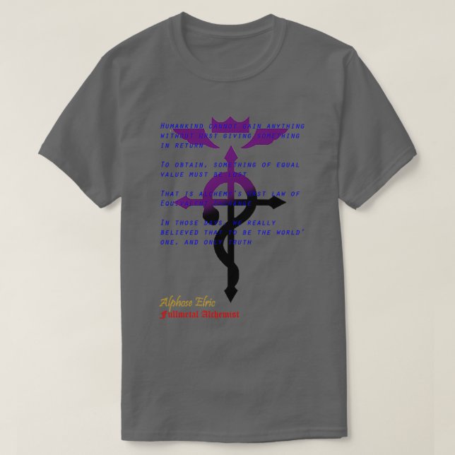 Alchemis första lag t shirt (Design framsida)