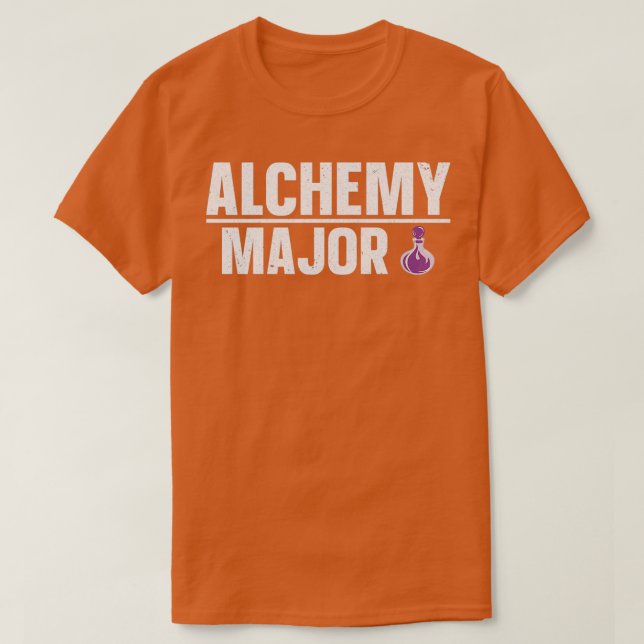 Alchemist Alchemy Major Chemistry T Shirt (Design framsida)