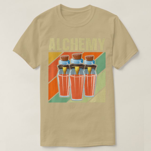 Alchemist Alchemy Potion Chemist T Shirt (Design framsida)