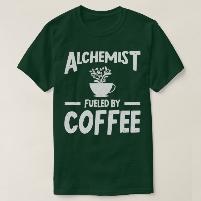 Alchemist Coffee Alchemy Chemistry T Shirt (Design framsida)