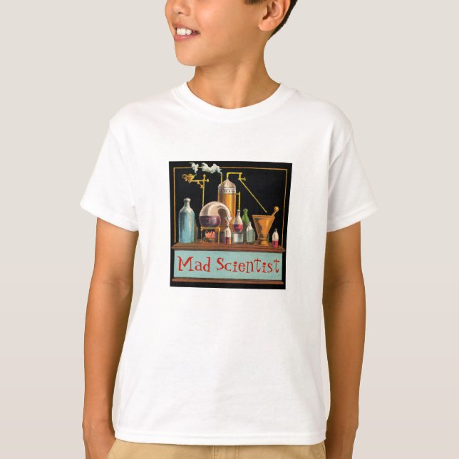 Alchemist Mad Scientist Barn T-Shirt (Framsida)