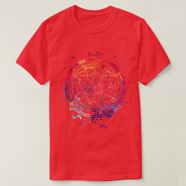 Alchemist Occult Alchemy Symbol T Shirt (Design framsida)