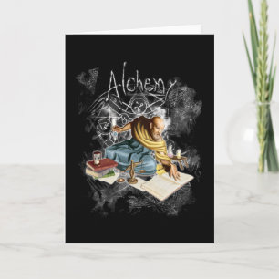 Alchemist Vetenskap och magi Kort