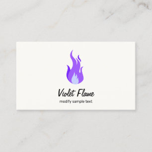 Alchemist Violet Flame Andlig Healer Visitkort