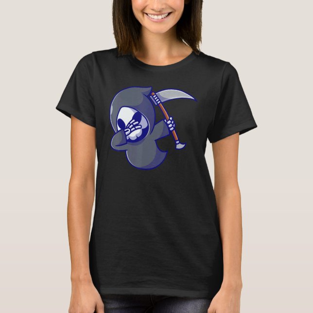 Alchemy Dabbing Grim Reaper T Shirt (Framsida)