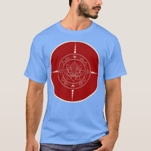 Alchemy Design 8 Red and Guld Circle T Shirt