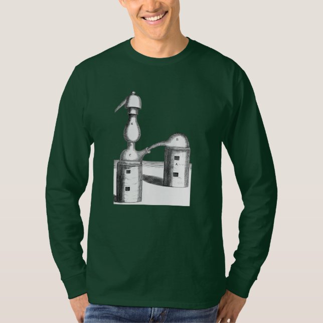 Alchemy Distillation Verktyg Front and Back Tee Shirt (Framsida)