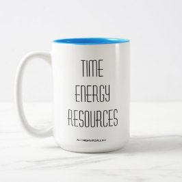 Alchemy for Life officiell mugg.  Alchemys kolv Två-Tonad Mugg