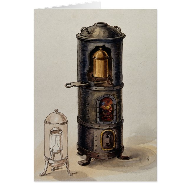 Alchemy Furnace for Digestion Hälsningskort (Framsidan)