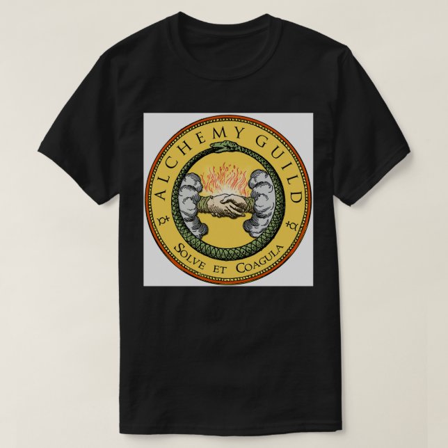 Alchemy Guild Insignia T Shirt (Design framsida)