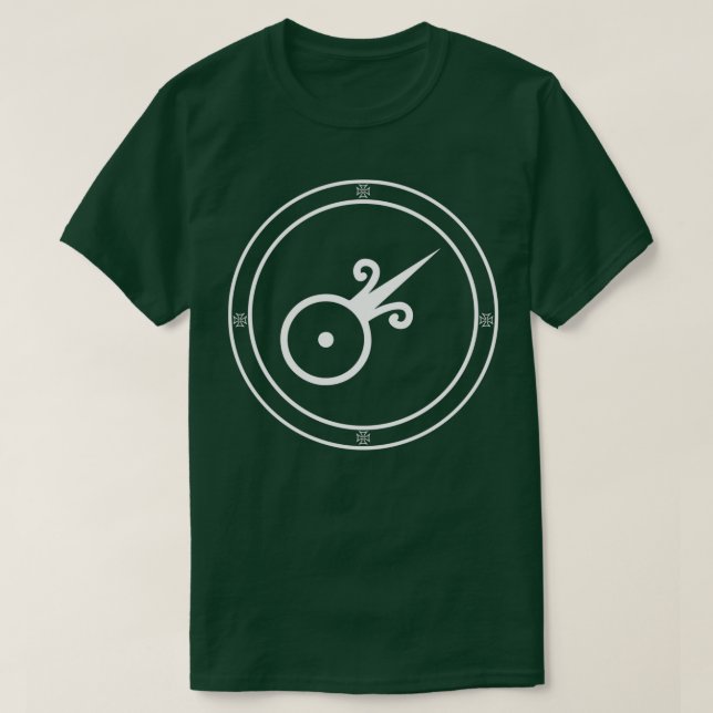 Alchemy Guld Alchemical Symbol T Shirt (Design framsida)