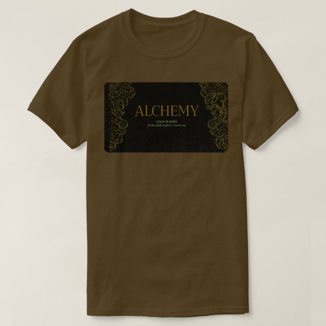 Alchemy Guld T Shirt (Design framsida)