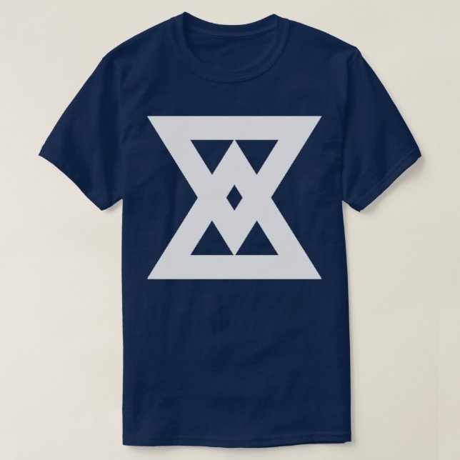 Alchemy Hourglass Symbol T Shirt (Design framsida)