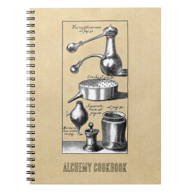 Alchemy Lab Cookbook Journal Anteckningsbok (Framsidan)