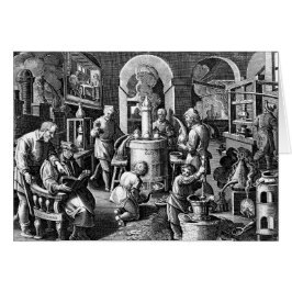 Alchemy Lab Science Greeting Card Hälsningskort