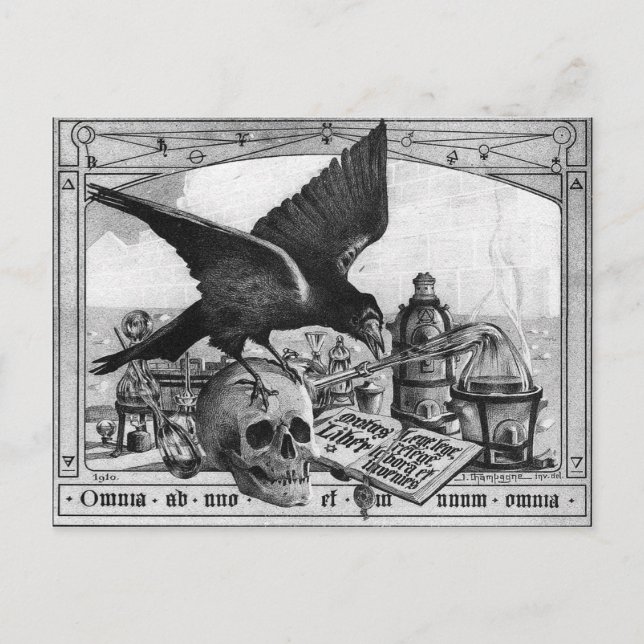 Alchemy Laboratory Assions Vykort (Framsida)