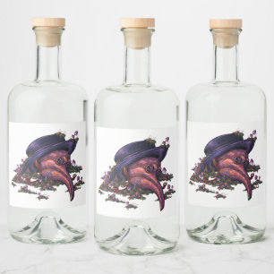 Alchemy of Decay Spritflaskor Etikett