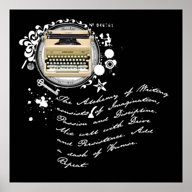 Alchemy of Writing Poster (Framsidan)