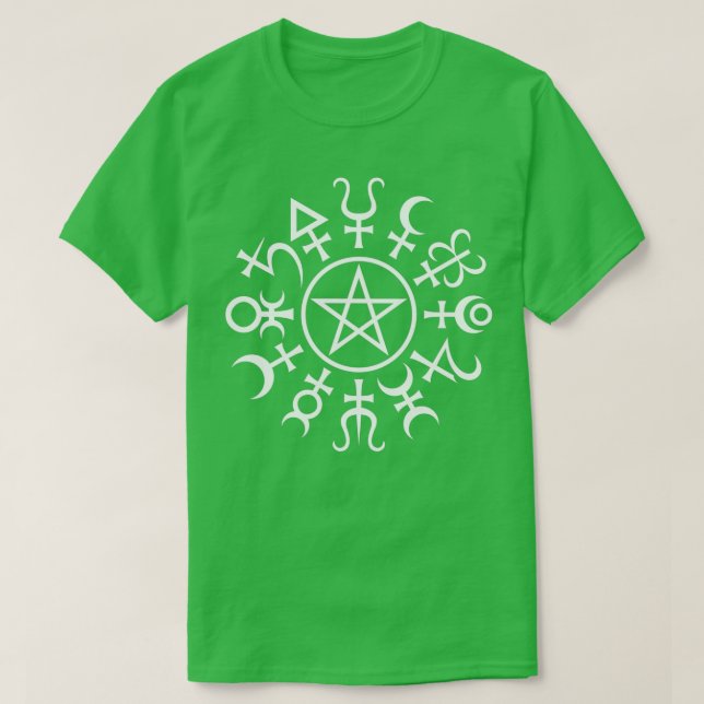 Alchemy Pentacle T Shirt (Design framsida)