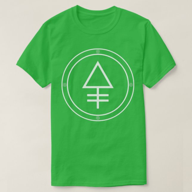Alchemy Phosphorus Alchemical Symbol T Shirt (Design framsida)