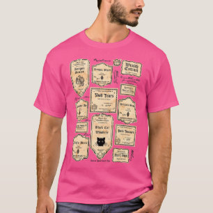 Alchemy Potion Labels T Shirt
