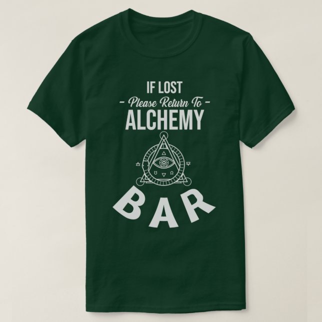 Alchemy Pub T Shirt (Design framsida)