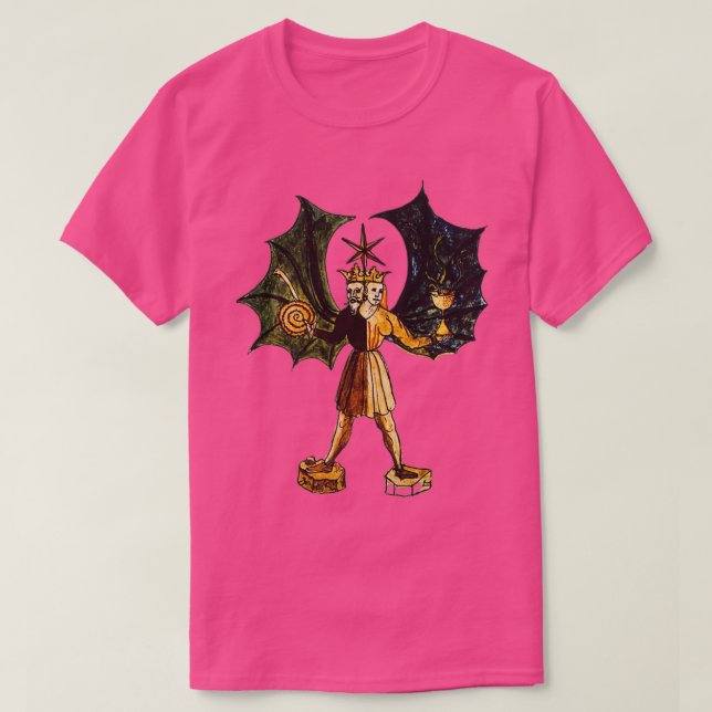 Alchemy Rebis Hermaphrodite T Shirt (Design framsida)