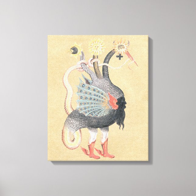 Alchemy Serpent Färg Canvastryck (Framsida)