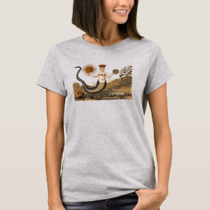 Alchemy Snake Woman med tre Ansikten Tee Shirt