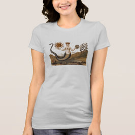 Alchemy Snake Woman med tre Ansikten Tee Shirt