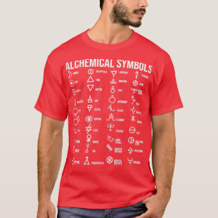 Alchemy-symboler materia prima t shirt