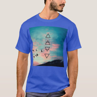Alchemy Symbols Dusk Himlar T Shirt