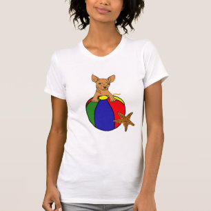 ALChihuahua på en strandbollskjorta Tee Shirt