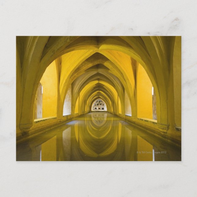 AlcÌÁzar av Seville, Seville landskap, Spanien Vykort (Framsida)