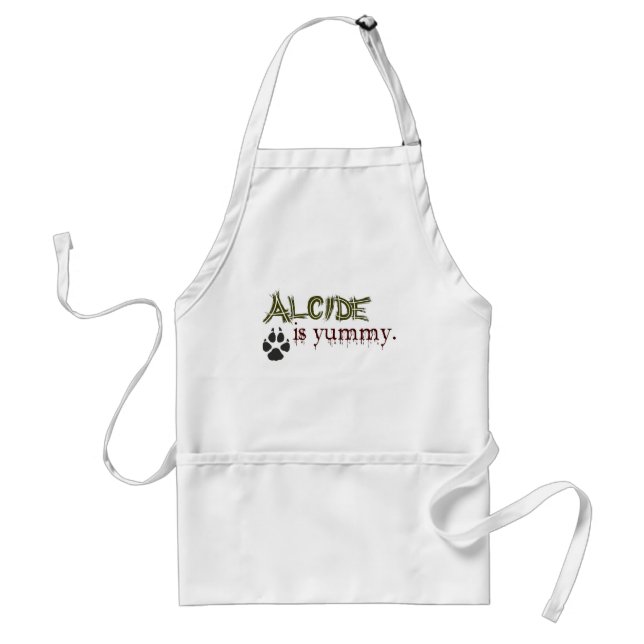 Alcide är Yummy. Förkläde (Framsidan)