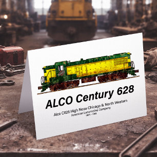 Alco C-628 alias Alco Century 628 Diesel Locomotiv Tack Kort