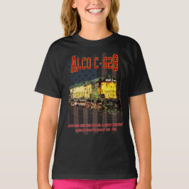 Alco C-628 Diesel Locomotive och American flagga T Shirt