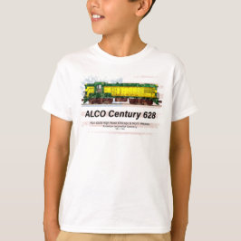 Alco C-628 Diesel Locomotive och American flagga T Shirt