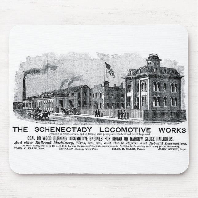 Alco-Schenectady Locomotive Works, 1870 Musmatta (Framsidan)