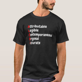 ALCOA Dataintegritet - Pharma QA Present T Shirt
