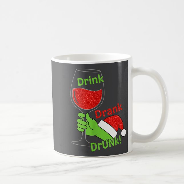 Alcohol &amp; Tails Drink Drank Drunk! Funny Chris Kaffemugg (Höger)