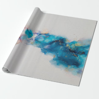 Alcohol Bläck Art. Abstrakt-målning. Alcohol Bläck Presentpapper