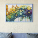 Alcohol Bläck Rainbow Poster<br><div class="desc">Den här designen kan vara personlig om du väljer Redigera design. Du kan också överföra till andra objekt. Kontakta mig på colorflowcreations@gmail.com eller använda alternativet chatta överst på sidan om du vill ha den här designen på en annan produkt eller behöver hjälp med den här designen. Se mer av mina...</div>
