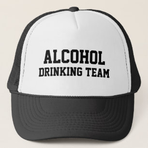 Alcohol Drinking Team™-Truckerkeps Keps